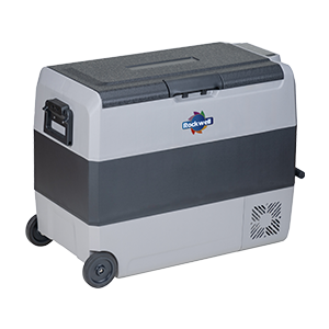 Rockwell 56.5Ltr Car Cooler/Freezer, Portable Fridge for Outdoor Adventures, 240V AC Power Cord & 12V Car Adapter (RMC60D, Grey) - Image 2