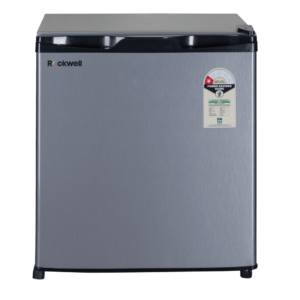 ROCKWELL 48Ltr Mini Refrigerator with Direct Cool Technology - Single Door Design, Energy Efficient, Compact Size - Ideal for Home, Office, and Dorm Rooms (Grey, MB50)