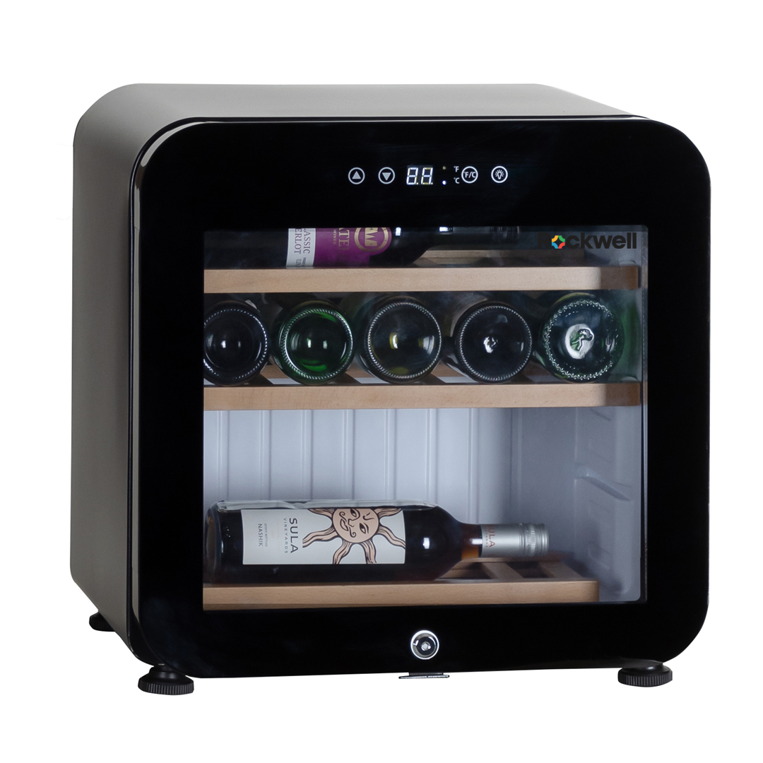ROCKWELL 13 Bottle Wine Cooler, 45L RWNS13